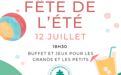 Save the date: Fête de l’été le 12 juillet !