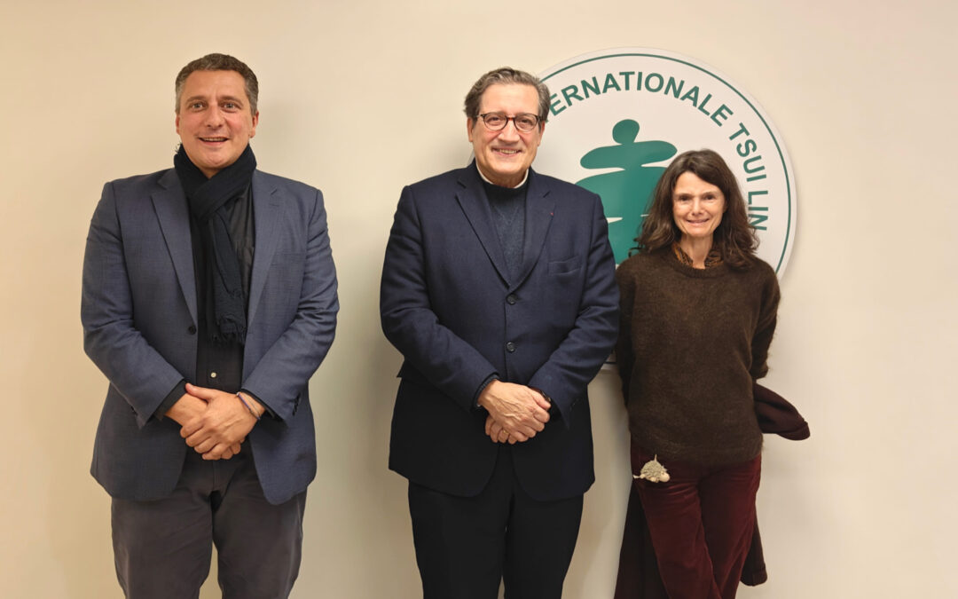 Visite de Pierre de Panafieu, Directeur de l&rsquo;École Alsacienne, à l&rsquo;Ecole Internationale Tsuilin
